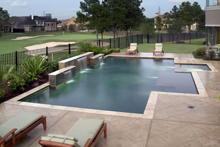 Texas Pool Design Build by Star Pools 